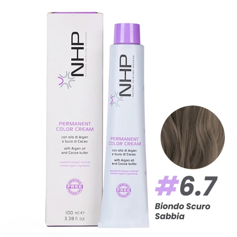 Nhp Hair Color Cream 100mlcol.6.7