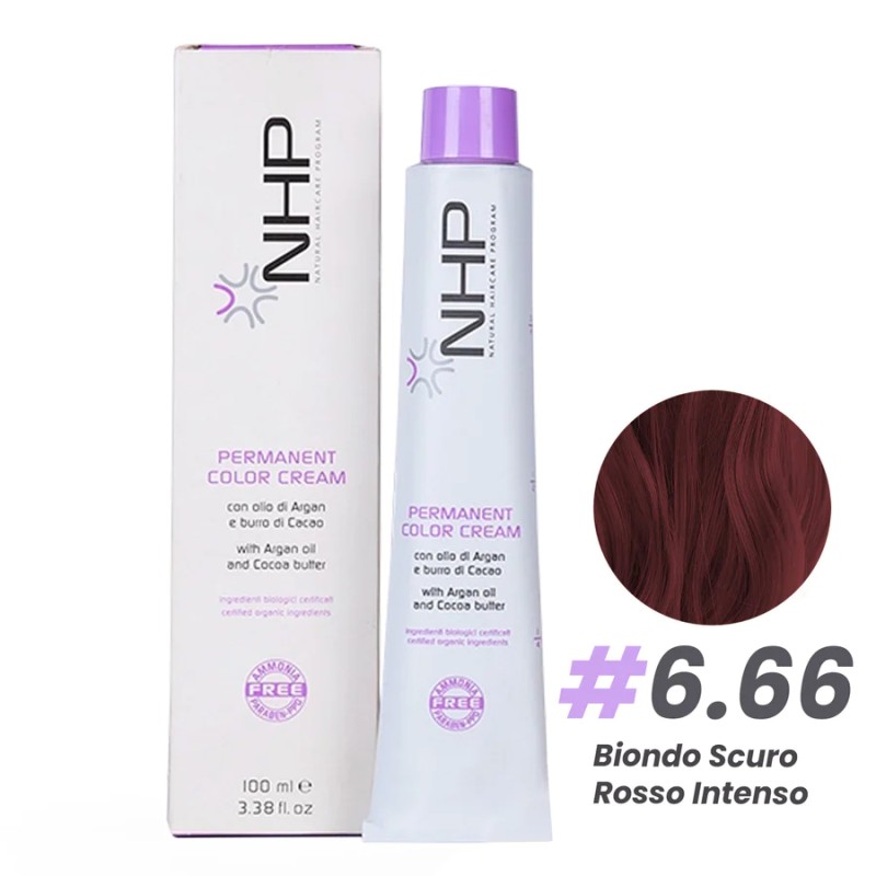 Nhp Hair Color Cream 100mlcol.6.66