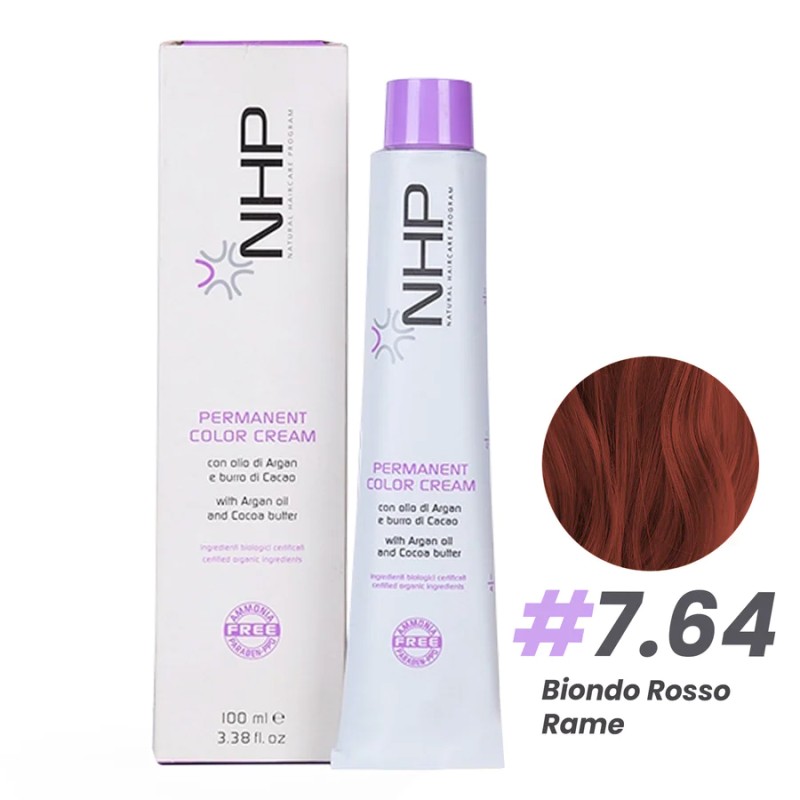 Nhp Hair Color Cream 100mlcol.7.64