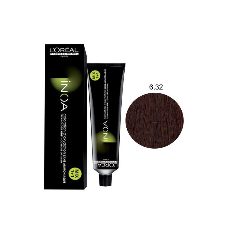 Inoa Color Tubo 60 Gr.col. 6.32