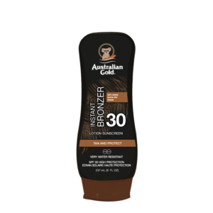 Immagine del flacone lozione con bronzer Spf 30 di Australian Gold