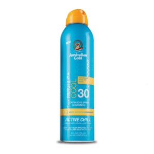 Immagine flacone dello Spray Active Chill Spf 30 di Australian Gold