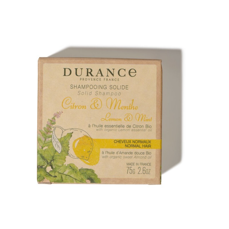 Shampoo Solido al gusto di limone e menta della Durance in vendita sullo shop online di 2p trieste